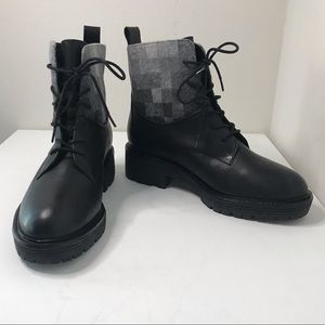 Kelsi Dagger Brooklyn Midwood Plaid Leather Boots